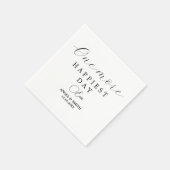 Gewoon minimalistische bruiloft servetten (Hoek)