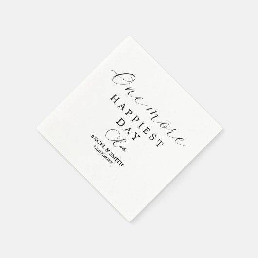 Gewoon minimalistische bruiloft servetten (Hoek)