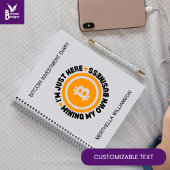 GEWOON MINING MIJN EIGEN BEDRIJF Fun Bitcoin Inves Notitieboek