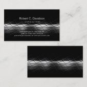 Gewoon Modern Black Grey Consultant Visitekaartje (Voorkant / Achterkant)
