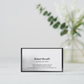 Gewoon modern consultant Visitekaartje (Staand voorkant)