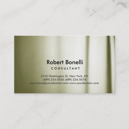 Gewoon modern consultant Visitekaartje (Voorkant)