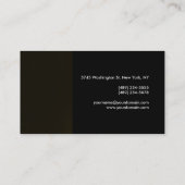 Gewoon modern professioneel consultant Visitekaart Visitekaartje (Achterkant)