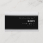 Gewoon modern professioneel consultant Visitekaart Visitekaartje (Achterkant)