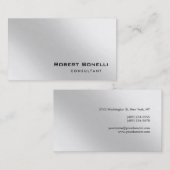 Gewoon modern professioneel consultant Visitekaart Visitekaartje (Voorkant / Achterkant)