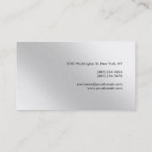 Gewoon modern professioneel consultant Visitekaart Visitekaartje (Achterkant)