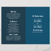 Gewoon modern, trendy huwelijksprogramma (Voorkant)