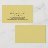 Gewoon modern vlas kleurconsultant Visitekaartje (Voorkant / Achterkant)