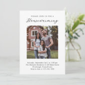 Gewoon moderne nieuwe huis housewarming foto uitno aankondiging (Staand voorkant)