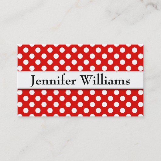 Gewoon moderne professionele poladot-Visitekaartje Visitekaartje (Voorkant)