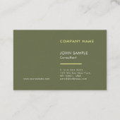 Gewoon moderne professionele Premium, dik luxe lux Visitekaartje (Achterkant)