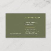 Gewoon moderne professionele Premium, dik luxe lux Visitekaartje (Achterkant)