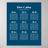 Gewoon moderne, trendy bruiloft zitgrafiek poster (Voorkant)