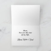 Gewoon moeder schieten ster Moederdag Kaart (Binnen)