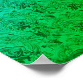 Gewoon Moeder Superster Blauw & Groen Ster Mijn Le Poster (Hoek)