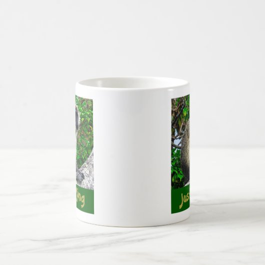 Gewoon Mok voor groene aap afdrukken koelen (Center)