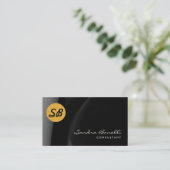 Gewoon Monogram Consultant Visitekaartje (Staand voorkant)