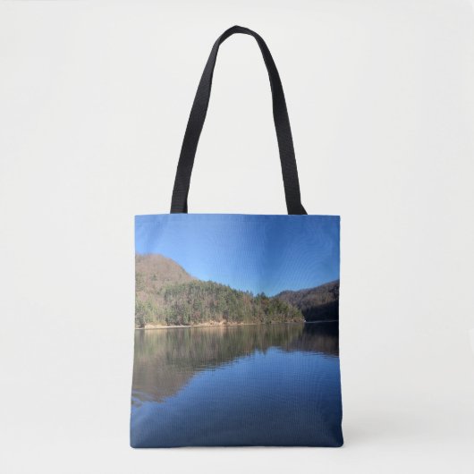 Gewoon mooi meer en bronwater, Canvas tas (Voorkant)