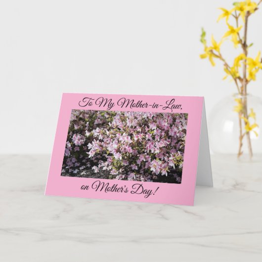 Gewoon mooi, schoonmoeder, Moederdag Kaart (Gele Bloem)