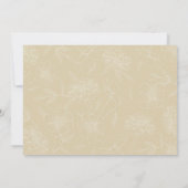 Gewoon mooie baby meisje geboorte aankondiging (Achterkant)