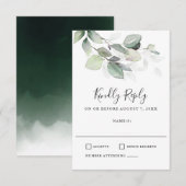 Gewoon mooie bruiloft RSVP Kaartje (Voorkant / Achterkant)