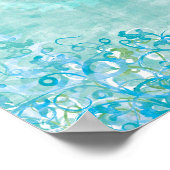 Gewoon mooie Floral Poster (Hoek)