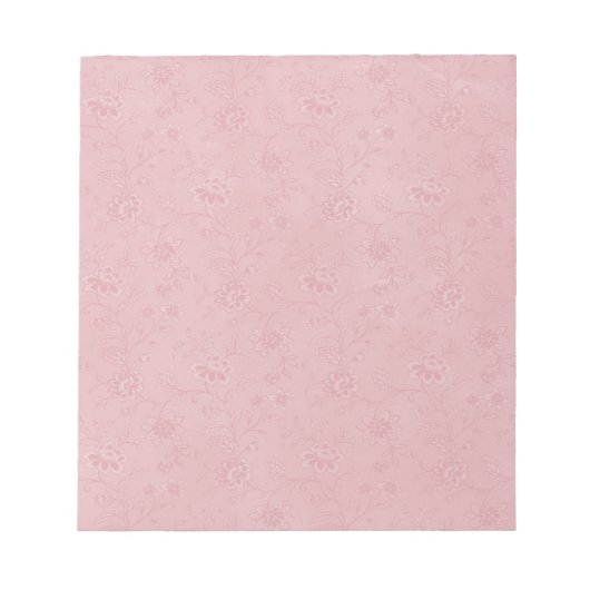 Gewoon Mooie Roze Bloemen Notitieblok (Voorkant)