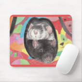 gewoon mousepad muismat (Met muis)