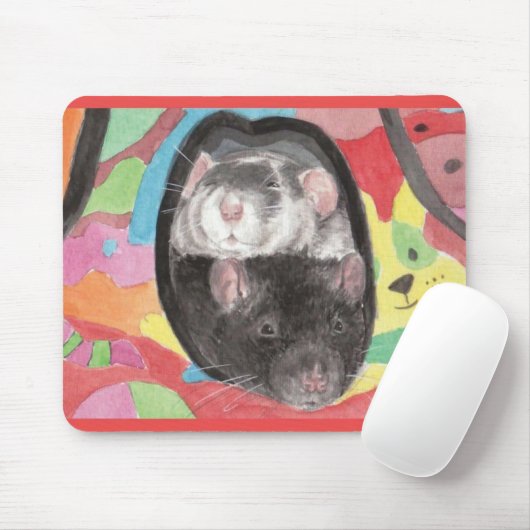 gewoon mousepad muismat (Met muis)