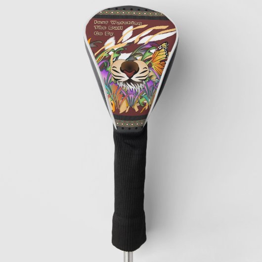 Gewoon naar de bal kijken golfheadcover (Voorkant)