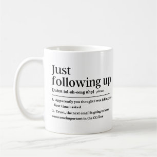 Gewoon naar de grappige definitie kijken koffiemok