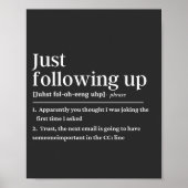 Gewoon naar de grappige definitie kijken poster (Voorkant)