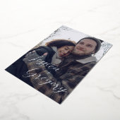 Gewoon Namen Save The Date Folie Uitnodiging (Gedraaid)