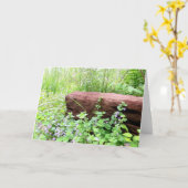 Gewoon Natuur - leeg Wenskaart Kaart (Gele Bloem)