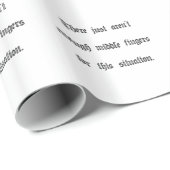 Gewoon niet genoeg middenvingers cadeaupapier (Rol Hoek)