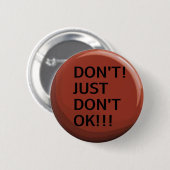 Gewoon niet goed Button (Voorkant /achterkant)