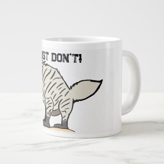 Gewoon niet Hyena Mok (Voorkant rechts)