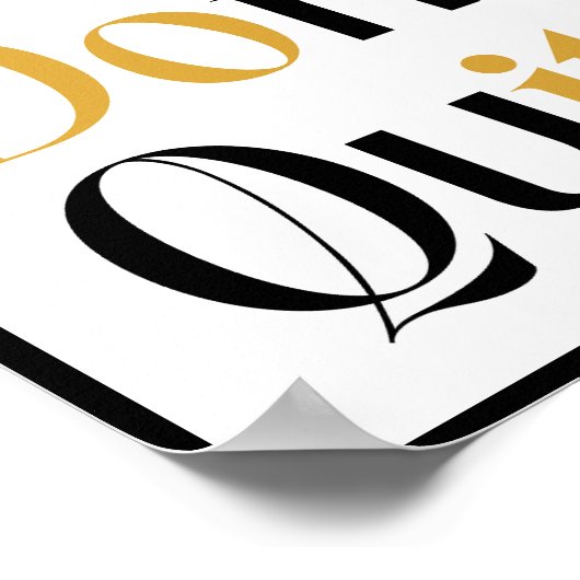 Gewoon niet stoppen poster (Hoek)