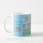 Gewoon nippen en ontspannen Palm Tree Grove Koffiemok (Links)
