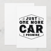 Gewoon nog één auto bedankkaart (Voorkant / Achterkant)