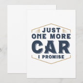 Gewoon nog één auto bedankkaart (Voorkant / Achterkant)
