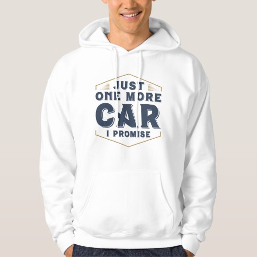 Gewoon nog één auto hoodie (Voorkant)
