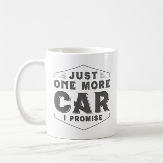 Gewoon nog één auto koffiemok (Links)