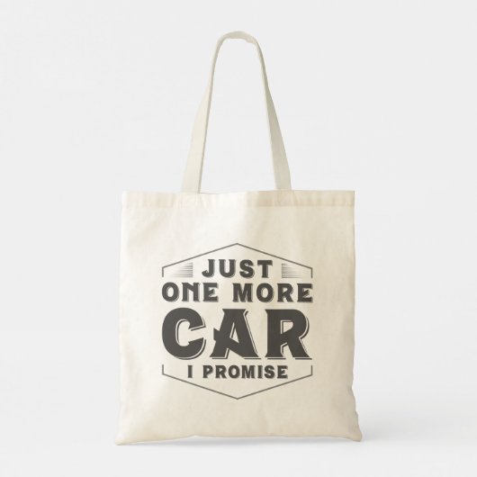 Gewoon nog één auto tote bag (Achterkant)