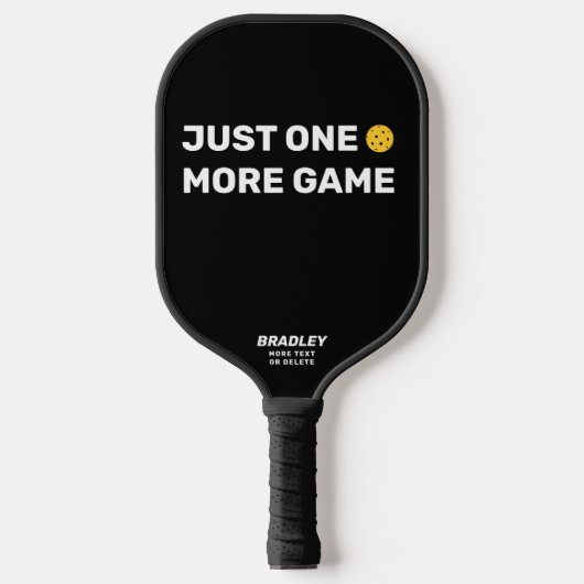 Gewoon nog een Game Custom Text Funding Pickleball Paddle (Voorkant)
