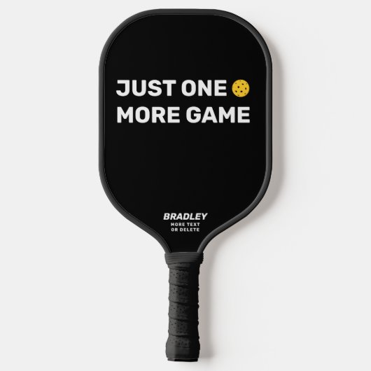 Gewoon nog een Game Custom Text Funding Pickleball Paddle (Achterkant)