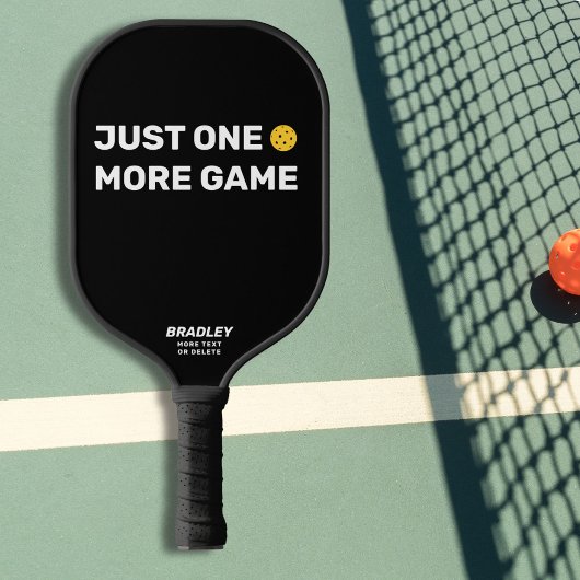Gewoon nog een Game Custom Text Funding Pickleball Paddle