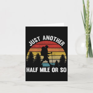 Gewoon nog een halve mijl of zo Retro bergwandelen Kaart