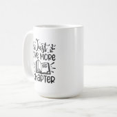 Gewoon nog een hoofdstuk Boek Lover Koffiemok (Voorkant links)