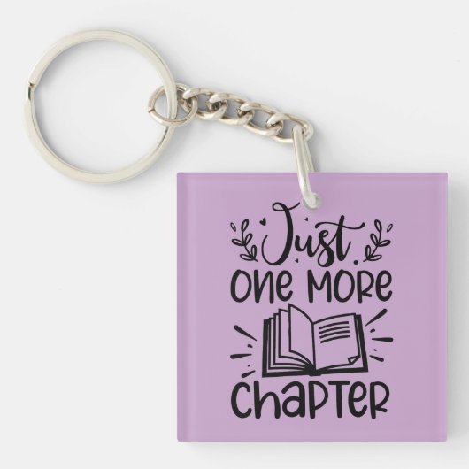 Gewoon nog een hoofdstuk Boek Lover Sleutelhanger (Voorkant)